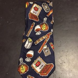 Cigar and Liquor Necktie